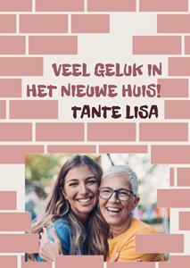 Greetz Verhuiskaart -  - Tante - Foto