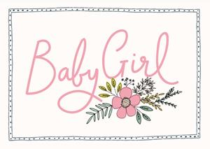 Greetz  Geboortekaart - babygirl
