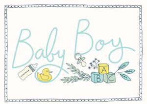 Greetz  Geboortekaart - babyboy