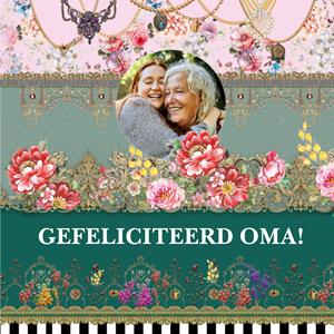 Melli Mello  Verjaardagskaart - Oma