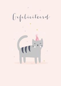 Klara Hawkins  Verjaardagskaart - kat