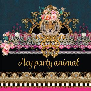 Melli Mello  Verjaardagskaart - Party animal