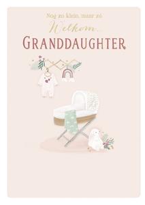 UK Greetings  Geboortekaart - kleindochter