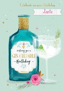 Greetz  Verjaardagskaart - gin-credible