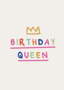 Rumble Cards  Verjaardagskaart - Birthday queen