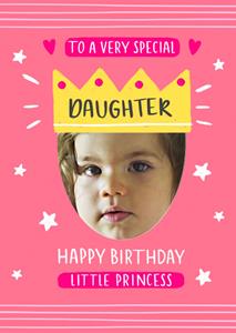 Greetz  Verjaardagskaart - fotokaart dochter