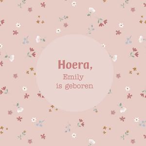 Little Dutch  Geboortekaart - Roze