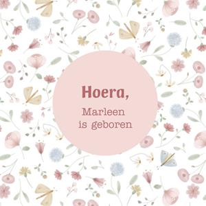 Little Dutch  Geboortekaart - Bloemen