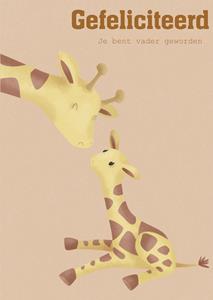 Little Dutch  Geboortekaart - Giraffe
