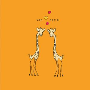 Studio Marloes  Verjaardagskaart - Giraffe