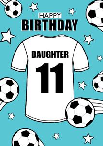 Greetz  Verjaardagskaart - Voetbalshirt