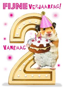 Emma Proctor  Verjaardagskaart - hamster