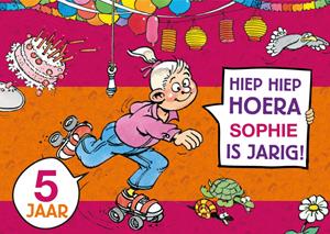 Jan van Haasteren Junior  Verjaardagskaart - naam