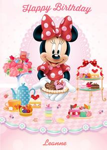 Disney  Verjaardagskaart - Minnie Mouse