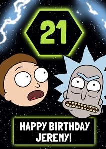 Rick and Morty  Verjaardagskaart - 21