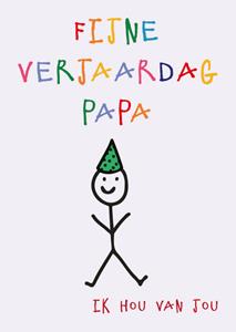 Anoela cards  Verjaardagskaart - papa
