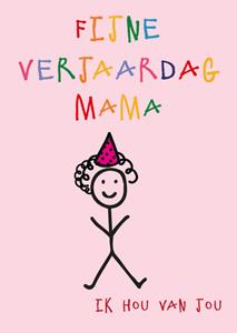 Anoela cards  Verjaardagskaart - mama
