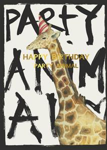 Sooshichacha Limited Sooshichacha - Verjaardagskaart - giraf