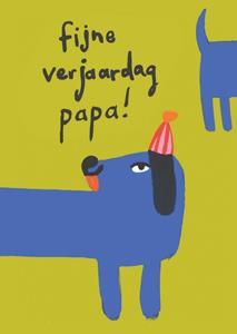 Sooshichacha Limited Sooshichacha - Verjaardagskaart - vader - hond
