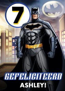 Batman Warner Bros - Verjaardagskaart - Cape