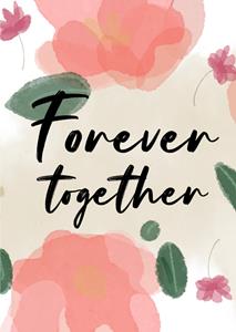 Greetz  Huwelijkskaart - Forever together
