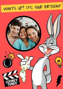 Looney Tunes Warner Bros - Verjaardagskaart -  - Bugs Bunny