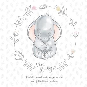 Disney  Geboortekaart - Dumbo - New baby