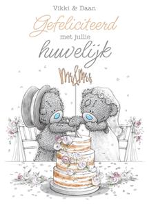 Me To You  Huwelijkskaart - Tatty Teddy - Mr & Mrs