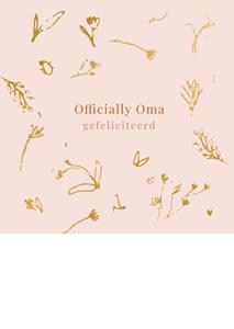 Greetz  Geboortekaart - Officially Oma