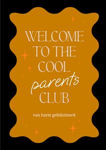 Greetz  Geboortekaart - Cool parents club