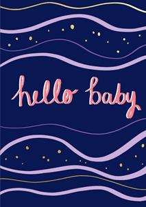 Greetz  Geboortekaart - Hello baby