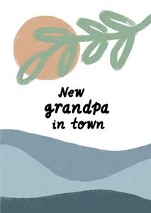 Greetz  Geboortekaart - New grandpa in town