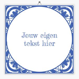 Tegeltje.nl Delfts Blauw tegeltje detail
