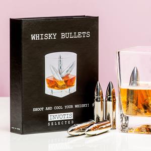 Invotis Whisky Bullets Ijskogels (Set Van 4)