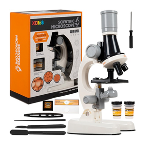 Geeek Microscoop Voor Kinderen - Junior Wetenschap Microscoop - Educatief - Tot X1200 - LED Verlichting - Leerzaam Kinder Speelgoed