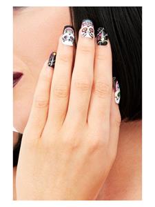 Ruige nep nagels Day of the Dead