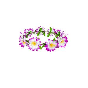 Mooie paarse hippie bloemen hoofdband