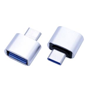 USB-C auf USB-A Adapter OTG Konverter USB 3.0 - USB-C auf USB-A Adapterstecker - Silber