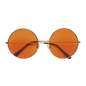 Mooie Hippie bril met oranje glazen