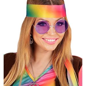 Paarse Hippie bril jaren 70