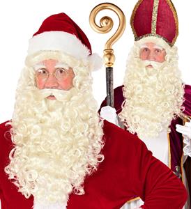 Kerstman Pruik Sinterklaas en baard