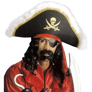 Carnavalsartikelen Piraten snor en sik