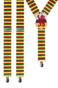 Mooie bretel rood geel groen met wapen Limburg