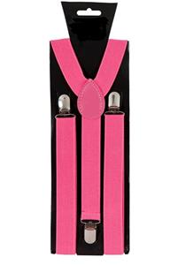 Mooie neon roze verstelbare bretels
