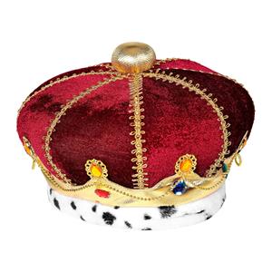 Mooie kroon voor een koning met nep parels