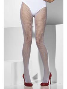 Mooie witte visnet panty voor dames