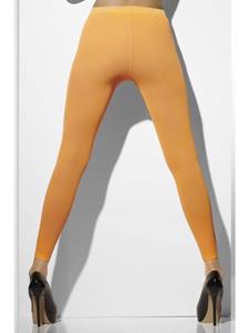 Mooie neon oranje legging voor dames