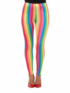 Mooie legging clown in regenboog kleuren