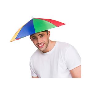 Mooie hoofdparaplu in vrolijke kleuren