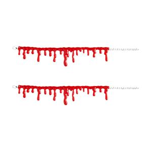 Accessoires voor Halloween armband van bloeddruppels